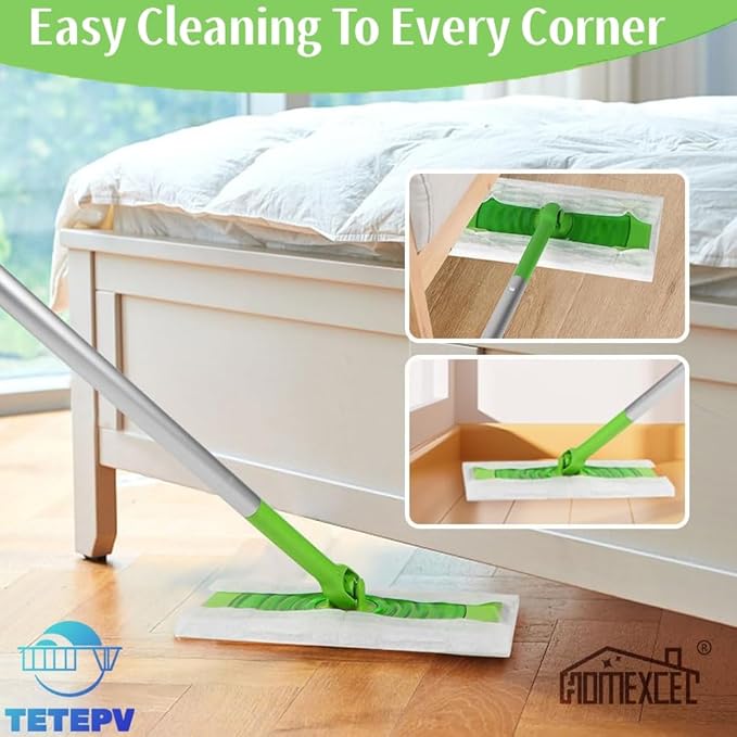 Dry Sweeping Cloths for Swiffer Sweeping Mops, Disposable Dry Refill Mop Pads for Mopping and Cleaning 100 Count