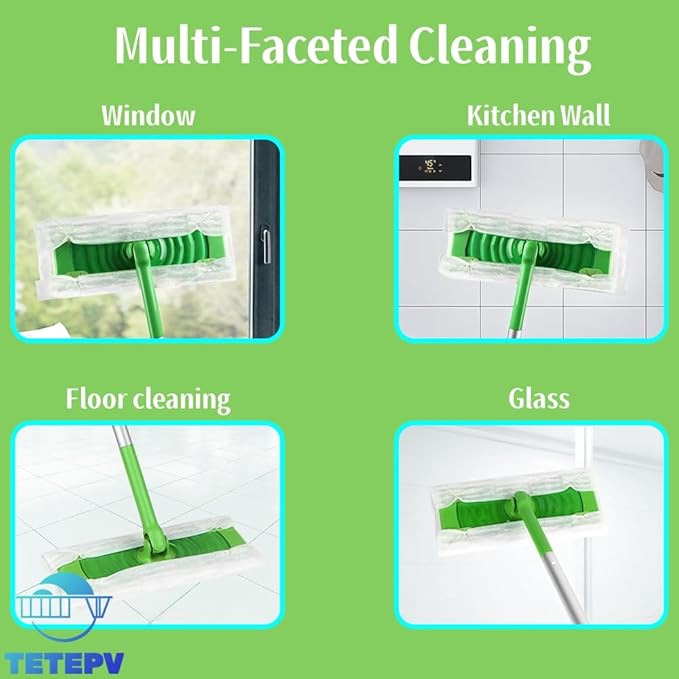 Dry Sweeping Cloths for Swiffer Sweeping Mops, Disposable Dry Refill Mop Pads for Mopping and Cleaning 100 Count