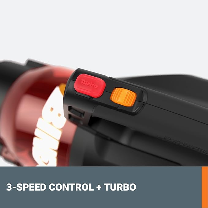 WORX WG584 40V Cordless Leaf Blower, Electric Blower for Lawn Care wth Brushless Motor, 2 Batteries & Charger Included