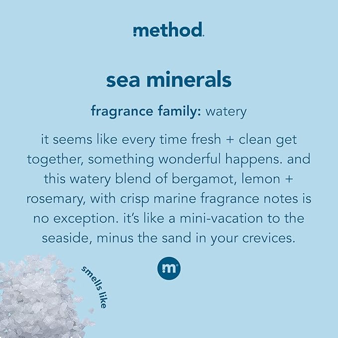 Method Foaming Hand Soap, Sea Minerals,Biodegradable Formula, 10 Fl Oz (Pack of 1)