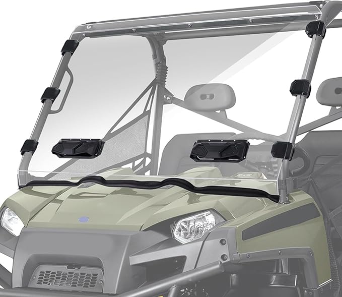 StarknightMT Ranger 800 570 Vented Windshield, Scratch-Resistant Front Windshield Compatible with Polaris 2010-2014 Ranger XP 800/Crew, 2010-2016 Ranger 800 6x6, 2016-2025 Ranger Full Size 570