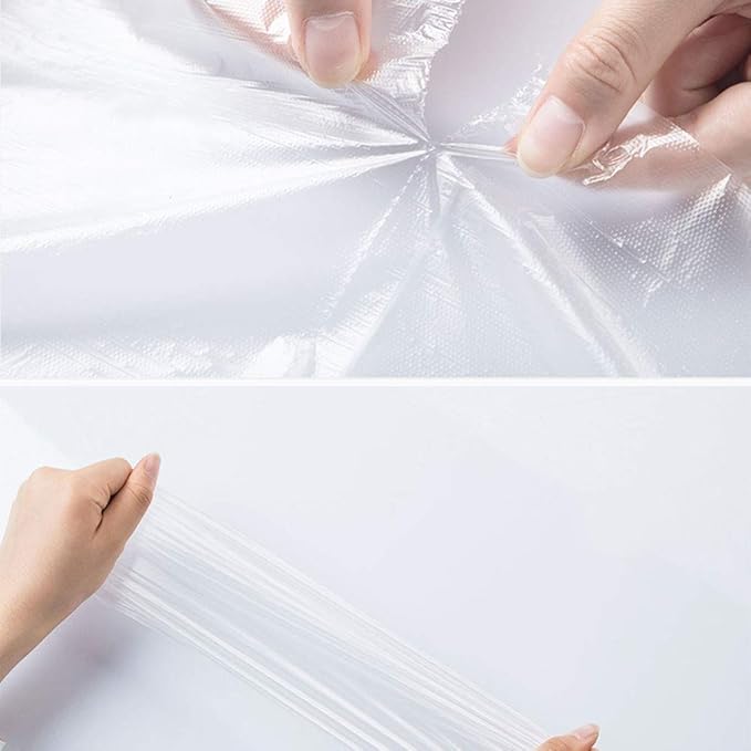 Food Storage Bags, 12 x 16 Plastic Produce Bag on a Roll, for Fruits, Vegetables, Bread, Groceries - Clear, 350 Per Roll (1 Roll)