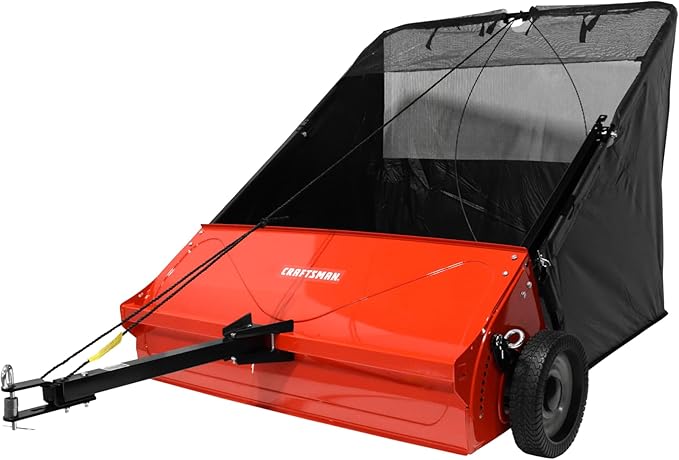 Craftsman 42” CMXGZBF45521 Universal Tow Behind Tow Lawn Sweeper