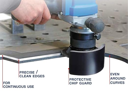 C.S. Unitec EKF 630 Portable Heavy-Duty Power Chamfering Tool/Beveling Machine for 30 Degree Weld Seams and Chamfer Up to 9/16"" Bevel Width, 2300 Watts (19.1 Amp) - Made in Germany"