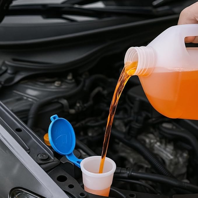 ABRO Car Windshield Washer Fluid: 1 Gallon, All Season/Weather Vehicle Window Cleaner | Streak-Free Clean | Bug and Tar Remover for Cars - 2 Pack