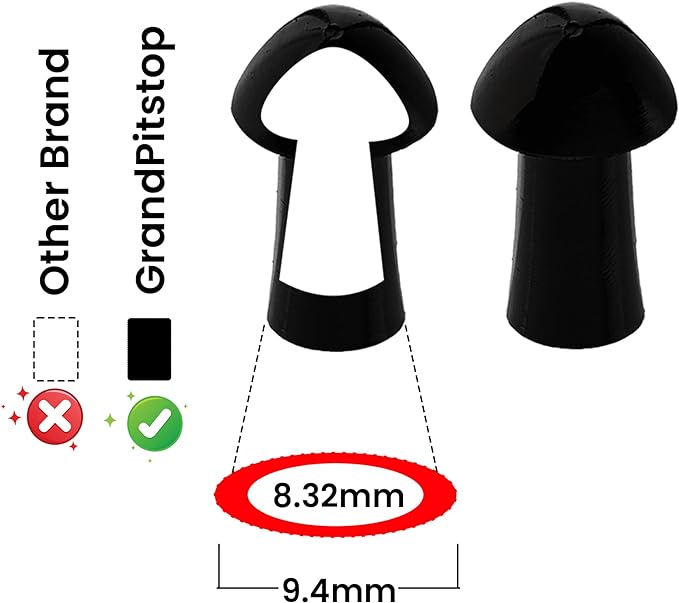 GRAND PITSTOP 11 Pcs Tubeless Tire Puncture Repair Kit with Mushroom Plug for Tyre Punctures and Flats on Cars, Motorcycles, ATV, Trucks & Tractors