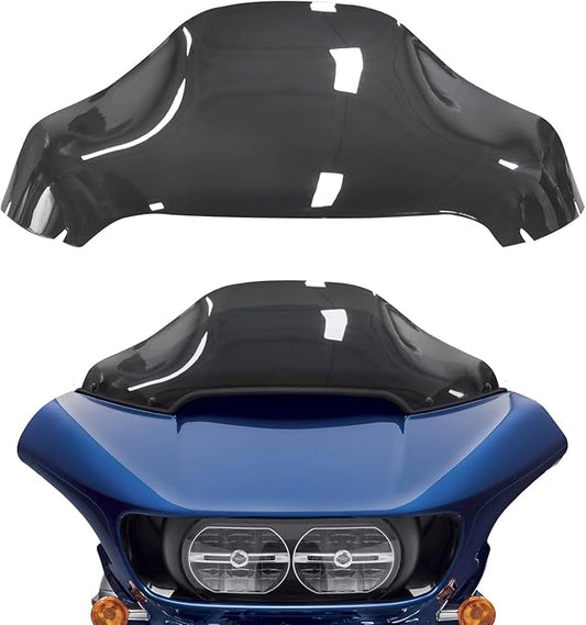 13" Windshield for Harley Davidson Touring Road Glide CVO FLTRX/FLTRXS/FLTRK/FLTRU/FLTRUSE 2014-2022 Windscreen Air Deflector, Smoke