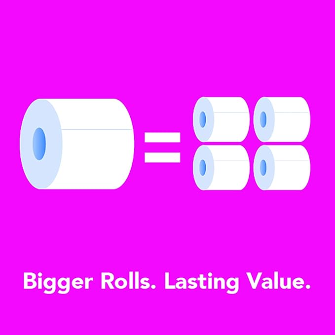 Scott ComfortPlus Toilet Paper, Equal to 36 Regular Rolls), Septic Safe Bath Tissue, White, 9 Count (Pack of 1)