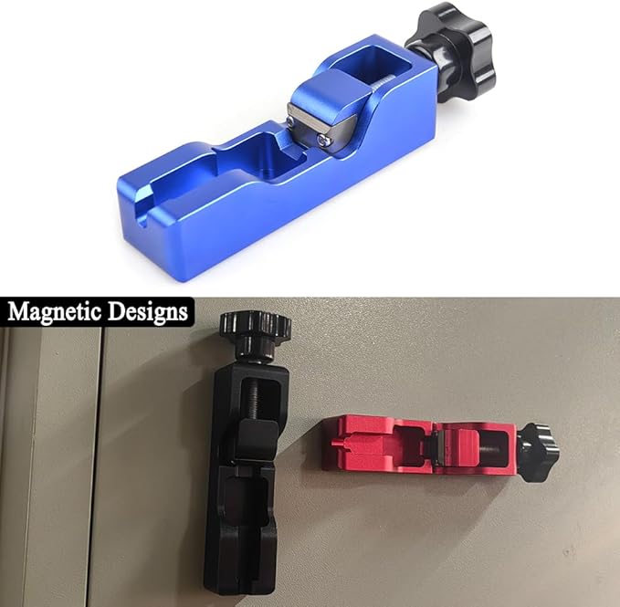 Universal Spark Plug Gap Adjustment Tool with Magnetic Base Compatible with Most 10mm 12mm 14mm 16mm Spark Plugs Blue - 1 Set with Feeler Gauge for Easy Installation and Storage