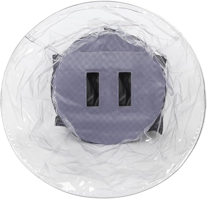 MAD OWL Professional Moving Head Light Rain Cover,Waterproof and dustproof Stage Lighting Protection Accessory, Transparent Vertical Hanging Stage Moving Head Light Rain Cover 4 packs