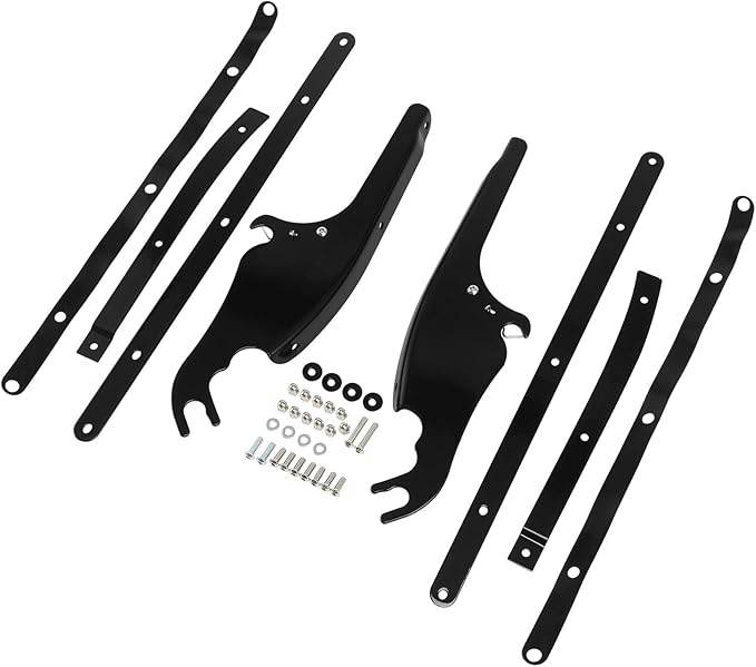 TCMT Windscreen Windshield Mount Bracket Kits Fits For Harley Softail Slim Deluxe Fat Boy Heritage Softail Classic FLS FLSS FLST FLSTC FLSTF FLSTFB FLSTFBS 2000-2017