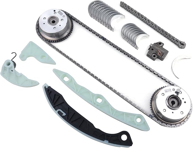 G4KF 2.0L Engine Rebuild Overhaul Kit w/Crankshaft,Timing Chain Kit,Head Gasket Set,VVT & Connecting Rod Compatible with Hyundai Elantra Tucson Creta Kia Carens Forte Soul Replace# 23111-2G400