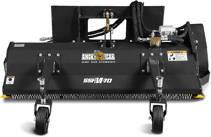 68" Hydraulic Skid Steer Flail Mower Attachment, SSFM-70