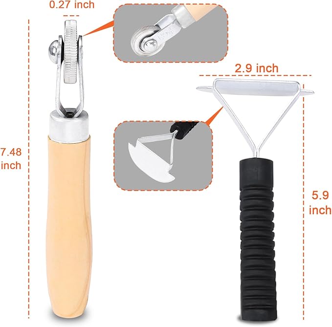 Tire Patch Repair Tools Tire Tungsten Carbide Buffing Wheels 25mm 42mm 55mm Tire Patch Roller Scraping Cutter for Car Tire Grinding Polishing Accessories Kit