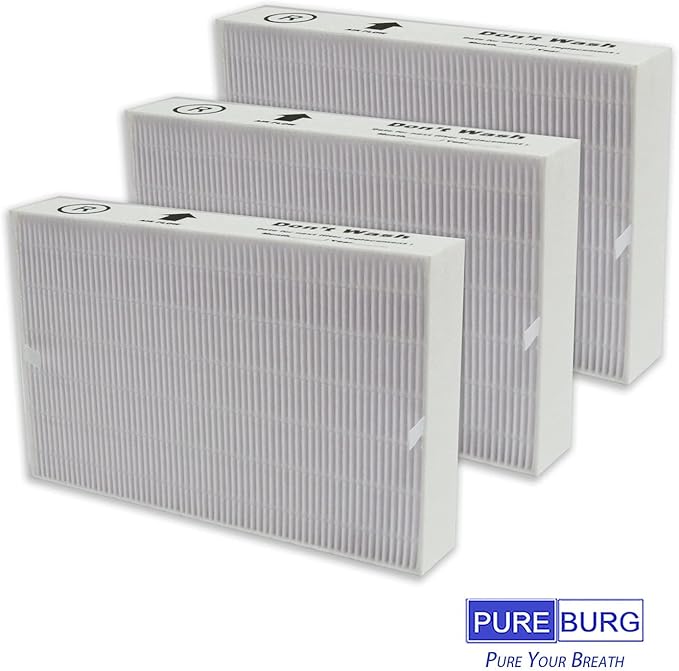 PUREBURG Replacement HEPA Filter Kit Compatible with Honeywell InSight Air Purifiers, HPA5300B / HPA5350, HRF-R3 HRFSC1 HRF-A300
