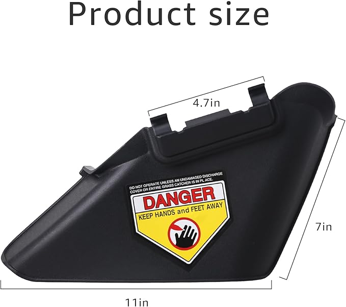 731-07486 Side Discharge Slot MTD 21 inch Deck Sliding Mower, suitable for most manual mowers, compatible with Craftsman Columbia Huskee Troy Bilt Yard Man MTD and TB110, TB130, TB240 series mowers