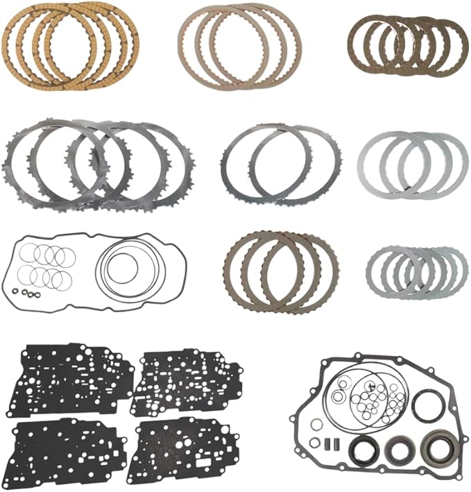 6F35 Transmission Master Rebuild Kit, Compatible with Escape 2009-2017, Explorer 2012-2015, Fusion 2010-2017, MKC Edge Tribute Mariner, Automotive Rebuild Overhaul Kit with Seals Replaces Part