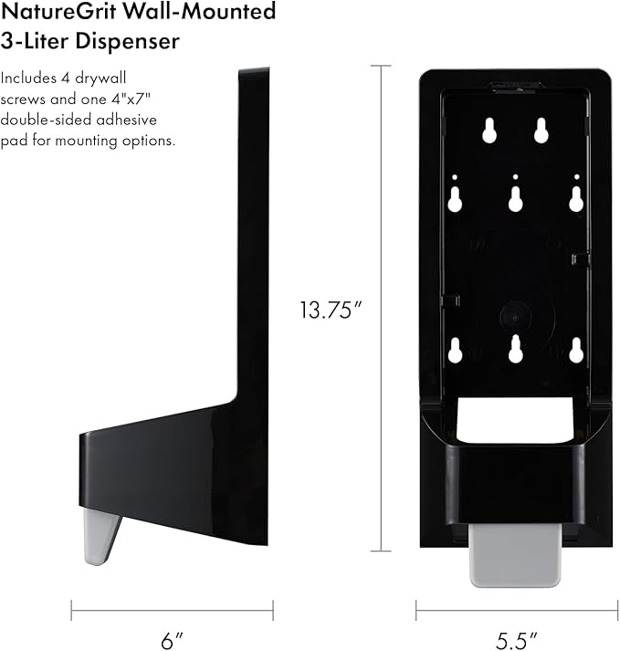 NatureGrit Wall-Mounted 3-Liter Dispenser