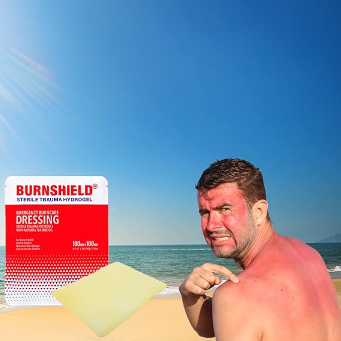 Burnshield 4" X 4" Burn Dressing, Sterile - 3 Count