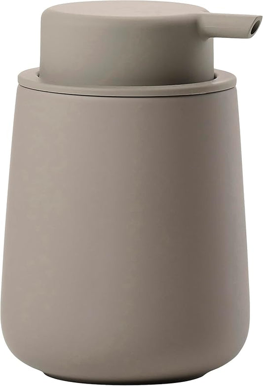 ZONE DENMARK Nova Soap Dispenser - A Fusion of Sleek Design and Durable Material - Elevate Your Bathroom with Sophistication and Practical Elegance. A Stylish and Functional Bathroom Accessory