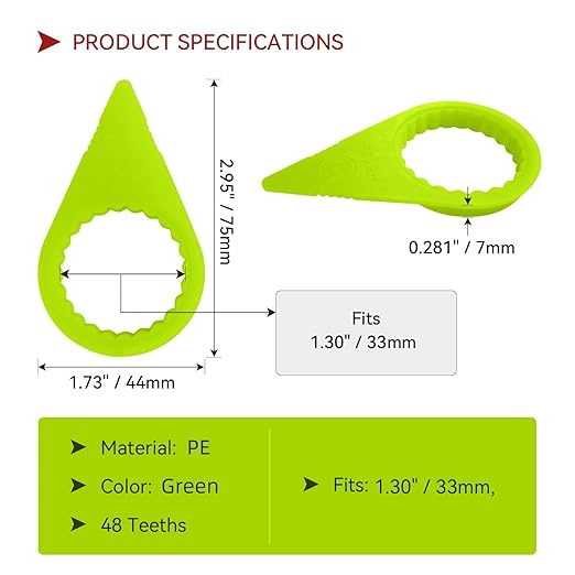 Loose Wheel Nut Indicators 100 Pcs - 33mm Green Visual Warning Arrows Essential for Truck, Trailer, Bus, Tractor Fleet Safety & Agricultural Industrial Vehicles