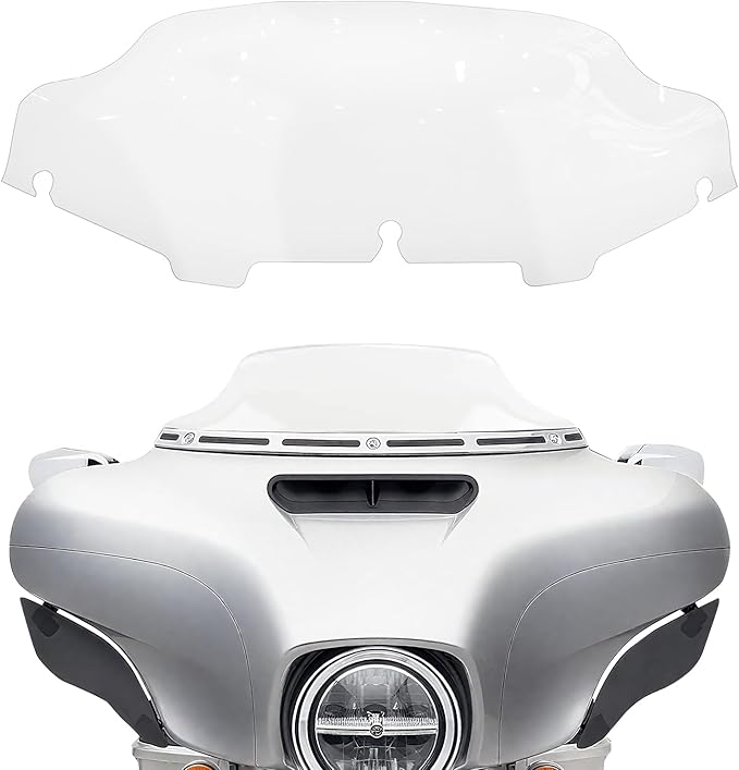 6 inch Clean Windshield Windscreen for 2014-2024 Harley Davidson Touring Street Glide Electra Glide/Ultra Limited/Tri Glide FLHT FLHX FLHXS FLHTK