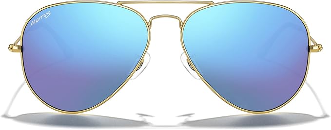MERRY'S Classic Polarized Aviator Sunglasses for Men Women S6025