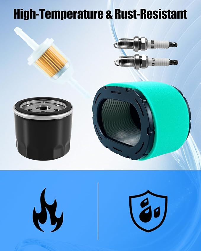 Spark Plugs Filter Compatible with Bad Boy Mower Engine Outlaw ZT CZT Outlaw Extreme Magnum MZ 2015 Replace 015800000 063500400 063-5003-00 16-083-04-S 063-1060-00