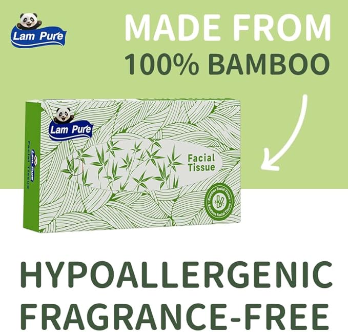 tissues 80 Tissues per Box,3-Ply tissue paper facial tissue 6 boxes of bulk facial tissues Applicable to Dining room bedroom