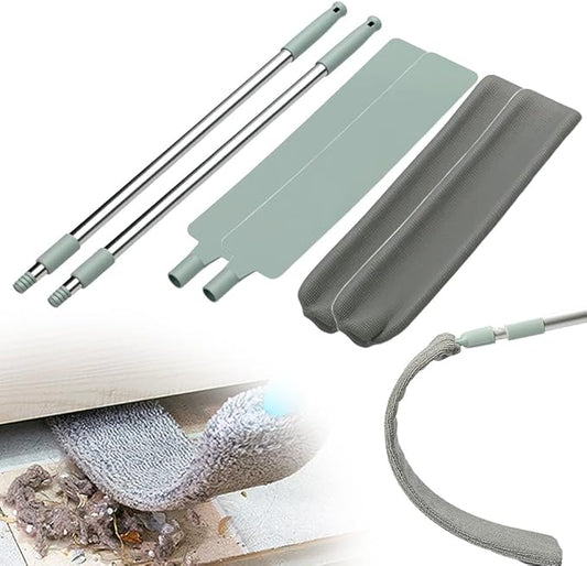 2026 New Retractable Gap Dust Cleaner, Upgraded Extendable Microfiber Duster with Bendable & Removable Head, Washable Dusting Brush for Home, Kitchen, Car & Hard-to-Reach Areas (2)
