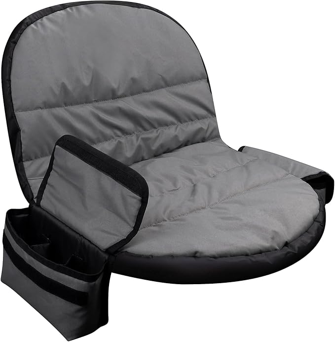 Lawn Tractor Seat Cover with Pocket, Compatible with John Deere, Cub Cadet, Craftsman, Kubota, Husqvarna, Fit for Seat Back Heights of 12.5-14 Inches