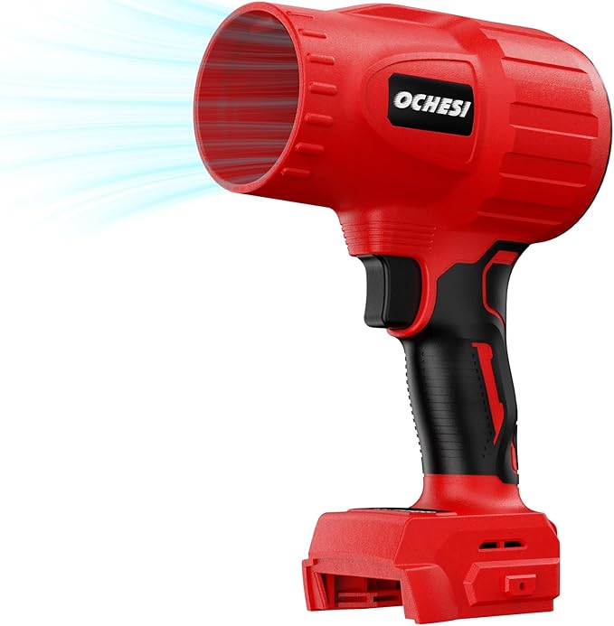 Cordless Leaf Blower Dust Blower for Milwaukee 18V Battery, High-Speed Brushless Motor Handheld Jet Fan Air Blower for Patio Cleaning, Lawn Care, Blowing Leaves(No Battery/Charger)