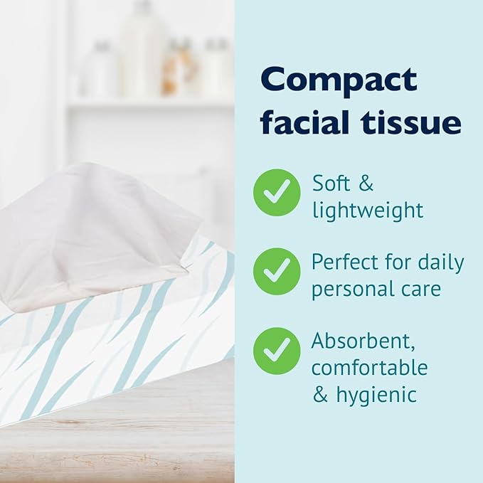 Morcon Valay Facial Tissue Paper | Soft, Absorbent Hand and Face Wipes, Premium Facial Tissues Boxes for Personal Care, 30 Pack of White 2-Ply Tissues | 100 sheets Per Box