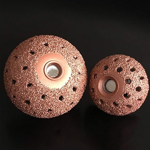 SaferCCTV Tire Buffing Wheel,42mm & 55mmTungsten Steel Bowl Type Tire Repair Grinding Head Coarse Grit Buffing Wheel with Linking Rod Tire Repair Tools