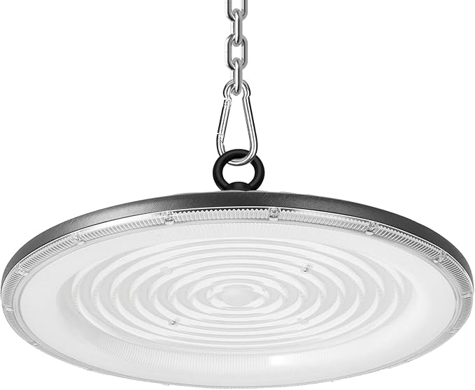 UFO LED High Bay Light:500W 50000LM LED Shop Light 6500K Bay Lighting IP65 Waterproof for Barn/Garage/Commercial Warehouse(1Pack)