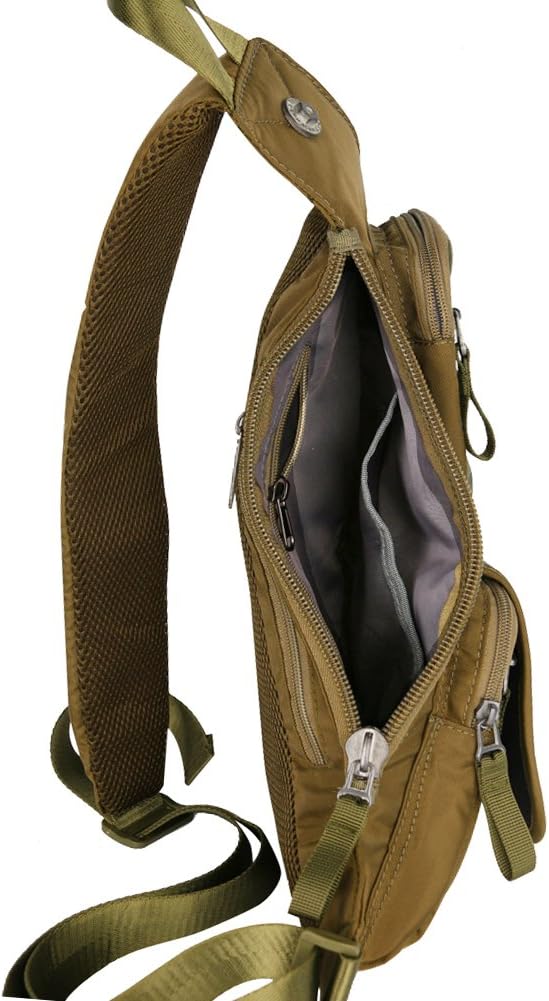 Nylon Sling Chest Bag Daypack Bicycle Travel Gym Backpack