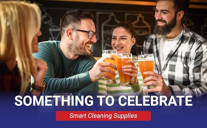 Nu-Foam Glass Washing Powder - Detergent for Bar Glassware – Original Streak-Free Solution - Hand Washing Bar, Tavern, Brewery Supplies - Concentrated 2 Lb Jar