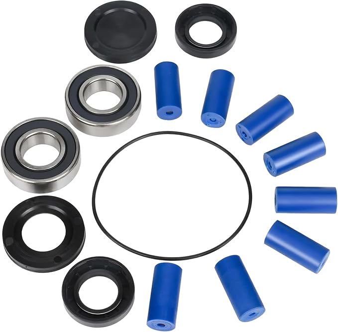 3430-0381 Super Roller Repair Kit Compatibility with Hypro 7560 8-Roller Pump, Consists of 8 Rollers, 2 Vontoni Seals, 1 O-Ring, 2 Bearings and 2 Bearing Caps