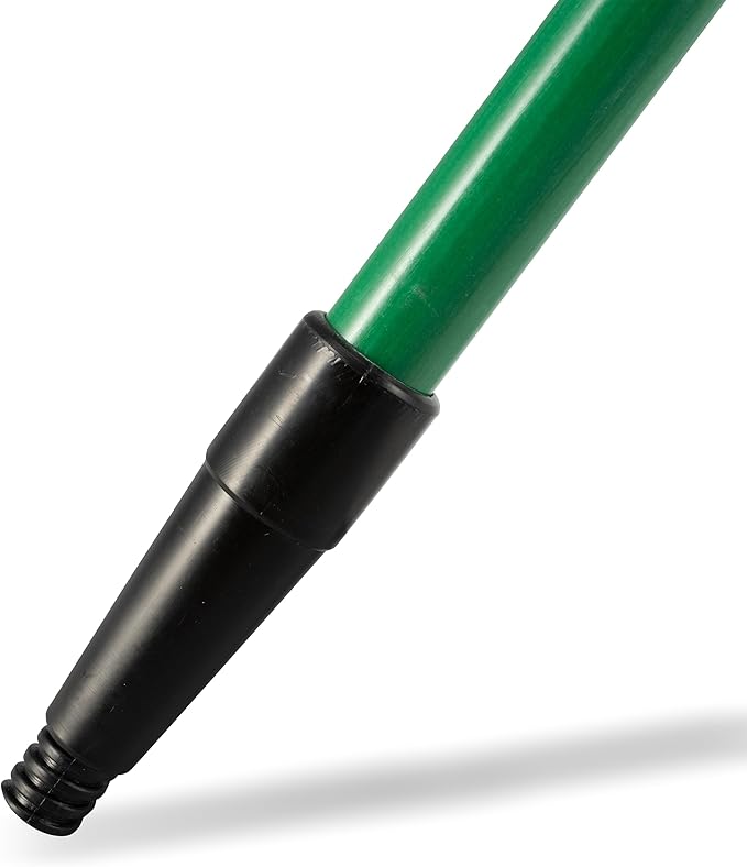 SPARTA 4022009 Spectrum Fiberglass Broom Handle, Mop Handle, Replacement Handle With Acme Threaded Tip For Commercial Cleaning, 60 Inches, Green