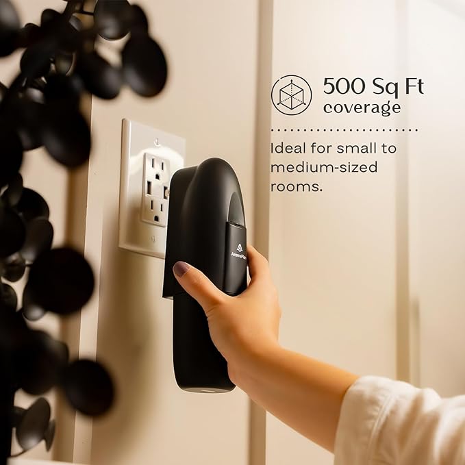 AromaPlan 5 Star Collection 2025 Plug in Waterless Diffuser (2 Fragrances Included)-Cold Air & Waterless Diffusers for Home & Office- Silent Wall Diffuser Plug in (2 Devices +2 Scents)