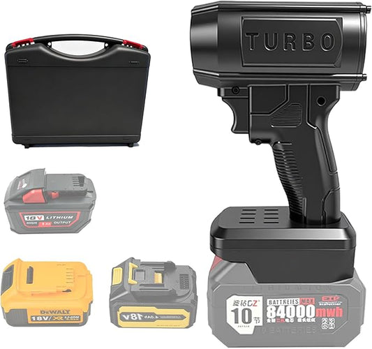 Electric Cordless Leaf Blower, 150,000 RPM Turbo, 200 Mph, High-Power Blower, Portable Handheld Leaf Blower for Patio Cleaning, Lawn Care, Blowing Leaves (for Makita)