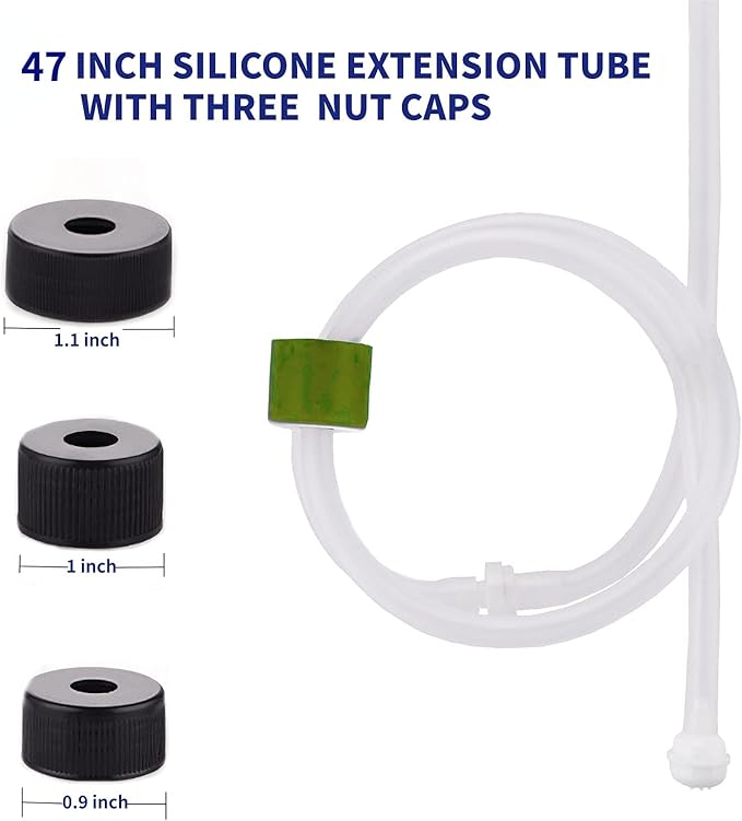 Built in Soap Dispenser for Kitchen Sink, Countertop Soap Dispenser Pump with 47" Extension Tube kit, No Need to Refill
