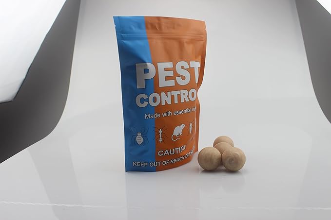 Pest Repellent, Rodent Repellent for Indoor and Outdoor, Keep Roach, Mouse, Ant, Moth and Spider Away from House, Attic, Kitchen and Car Engines, Safe for Kids and Pets (12.6 Fl Oz)