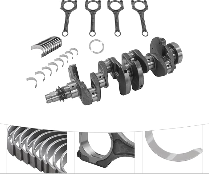 Engine Rebuild Set for Hyundai Accent Kia Soul 1.6L 2012 2013 2014 2015 2016 G4FD Engine Overhaul Rebuild Kit Direct Replacement 23110-2B610 231102B610 603N6-2BU00 231102B610A