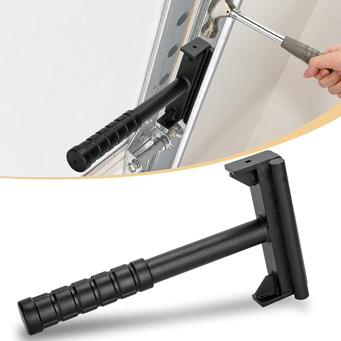 TOPOWN Heavy Duty Garage Door Track Repair Tool Kit for 2-Inch Roller Track Rail Systems, Garage Door Vertical Track Maintenance Tool Set, Anti-Slip Handle and Easy Operation