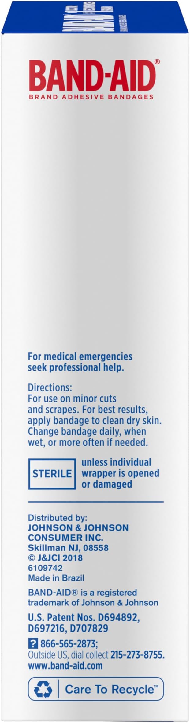 Band-Aid Brand Adhesive Bandages Flexible Fabric, Extra Large, 10 Count (Pack of 2)