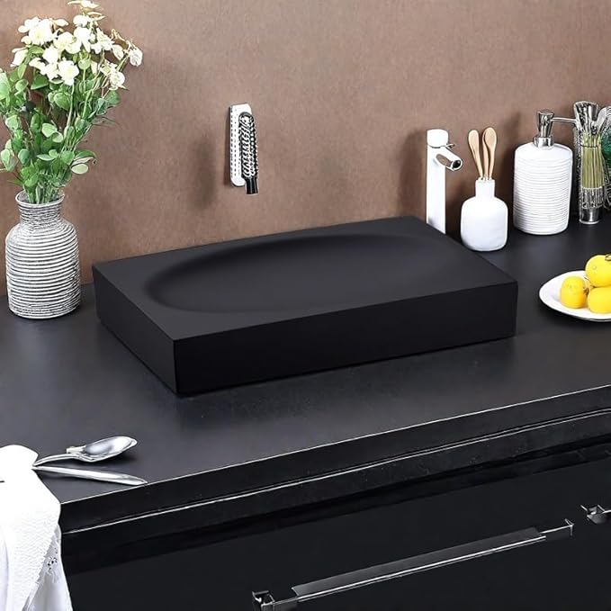 Black Resin Soap Dish Bathroom Home, Black Soap Saver Soap Holder Bathroom or Shower for Kitchen Modern Accessory