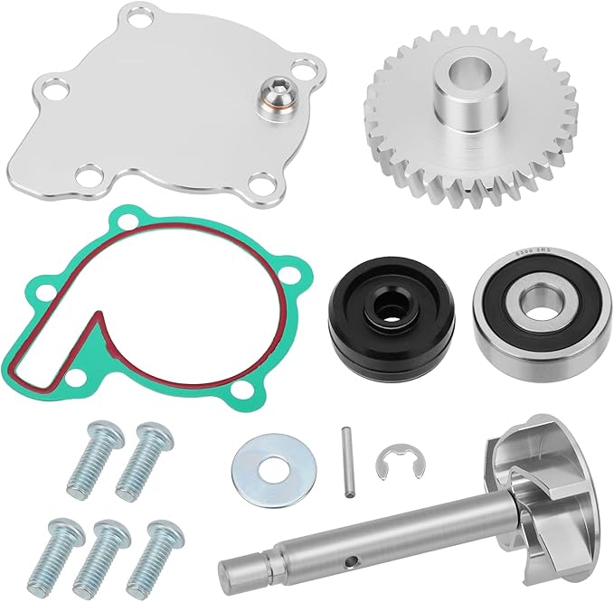 Water Pump Rebuild Kit Fit for Yamaha Banshee 350 YFZ350 1987-2006 RZ350 1984-1985 OEM# 4L0-12450-01-00 4L0-12459-00-00 4L0-12422-00-00