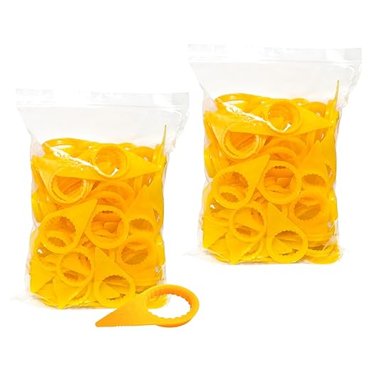 Loose Wheel Nut Indicators 200 Pcs - 33mm Orange Visual Warning Arrows Essential for Truck, Trailer, Bus, Tractor Fleet Safety & Agricultural Industrial Vehicles