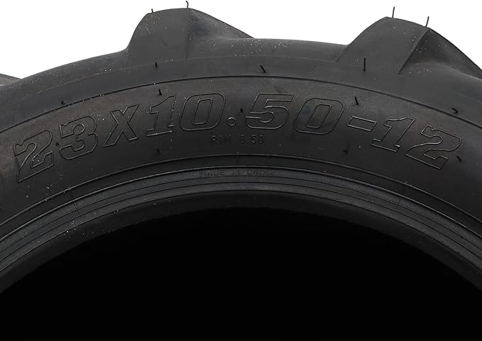 TUFFIOM Set of 2 Lawn Mower Tires 24x12.00-12 6PR Turf Tire for Garden Tractor Riding Lawnmower, Tubeless
